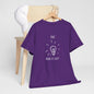 'Aha! Made of Light' Lightbulb Inspiration Tee - Unisex Heavy Cotton T-Shirt, Motivational Gift, Casual Wear, Light Design