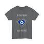 'Be Like Nazar Evil-Eye Chic' Lucky Eye Heart Unisex Heavy Cotton Tee, Cute T-Shirt, Gift for Him/Her, Casual Wear