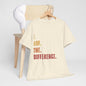 I Am The Difference Empowerment Unisex Heavy Cotton Tee, Motivational Shirt, Inspirational Apparel, Gift for All Occasions
