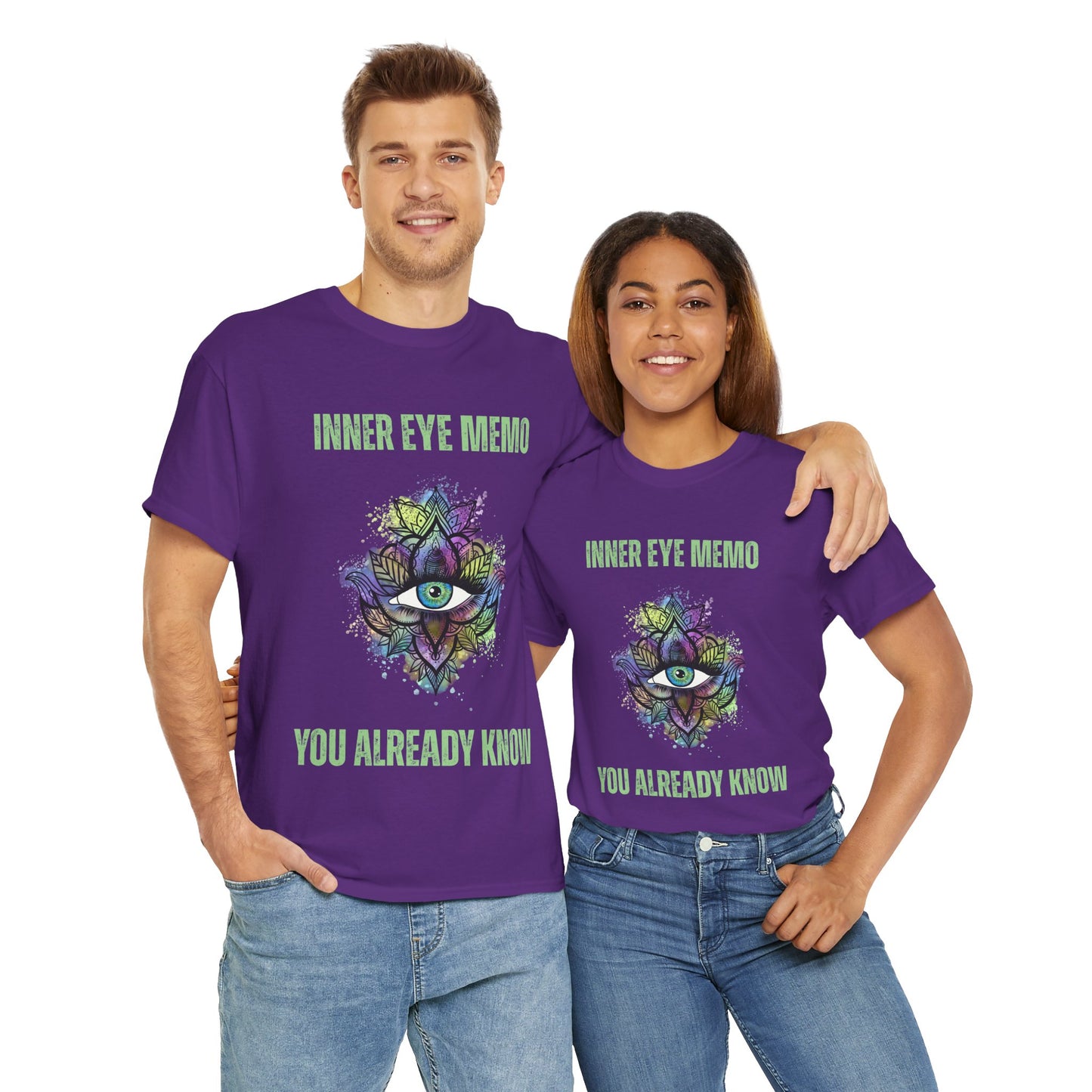 Inner Eye Memo You Already know Unisex Tee, Spiritual Shirt, Yoga Gift, Mindfulness Apparel, Meditation T-Shirt