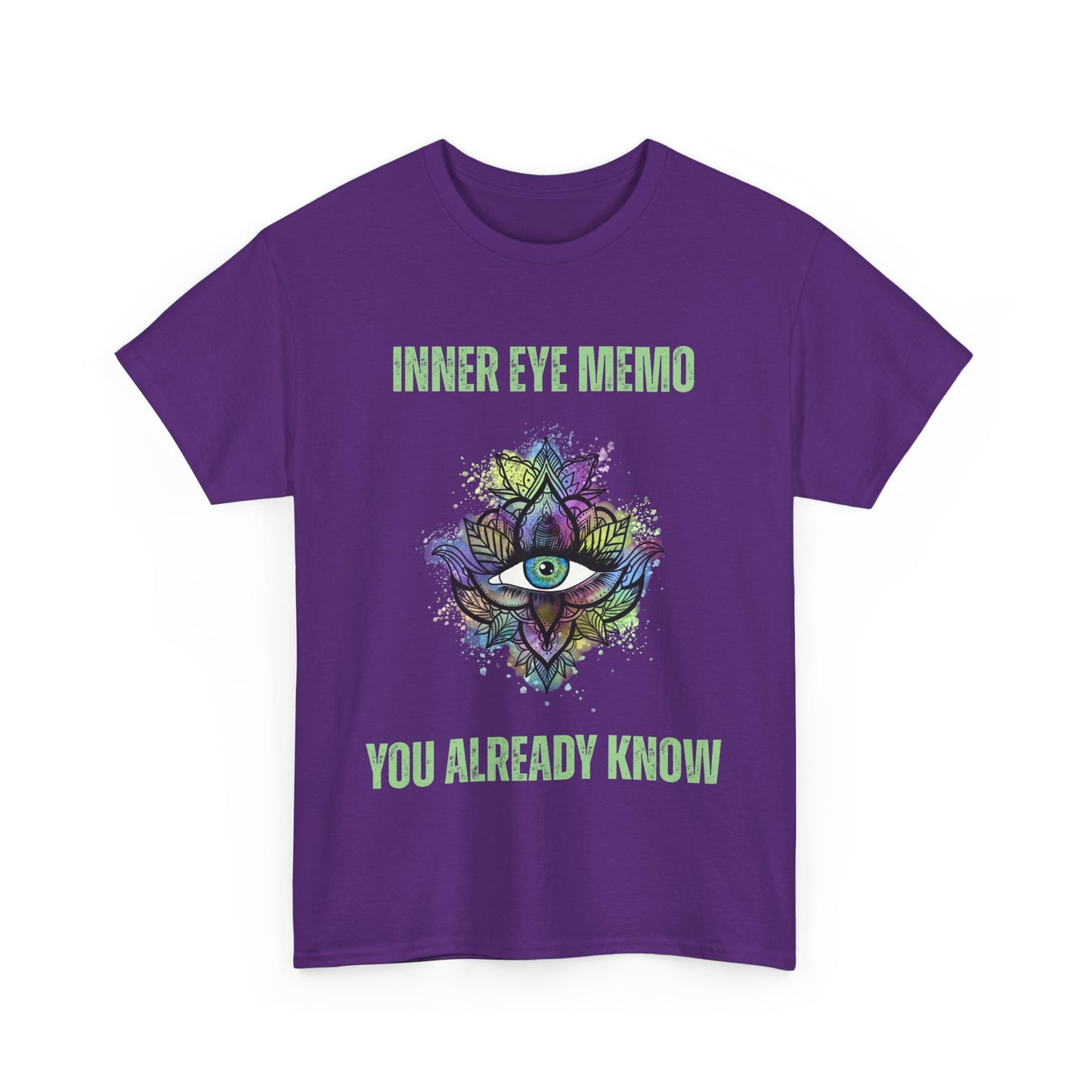 Inner Eye Memo You Already know Unisex Tee, Spiritual Shirt, Yoga Gift, Mindfulness Apparel, Meditation T-Shirt