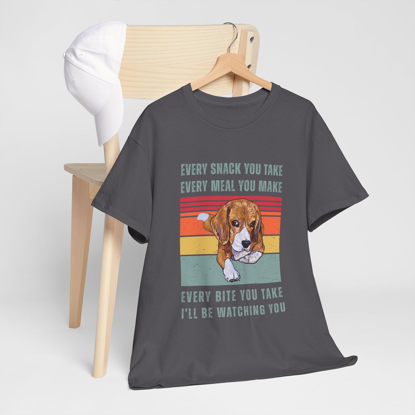 Beagle Dog Lover's Watchful Eye T-Shirt, Cute Pet Shirt, Gifts for Dog Owners, Funny Animal Tee, Animal Lover Gift