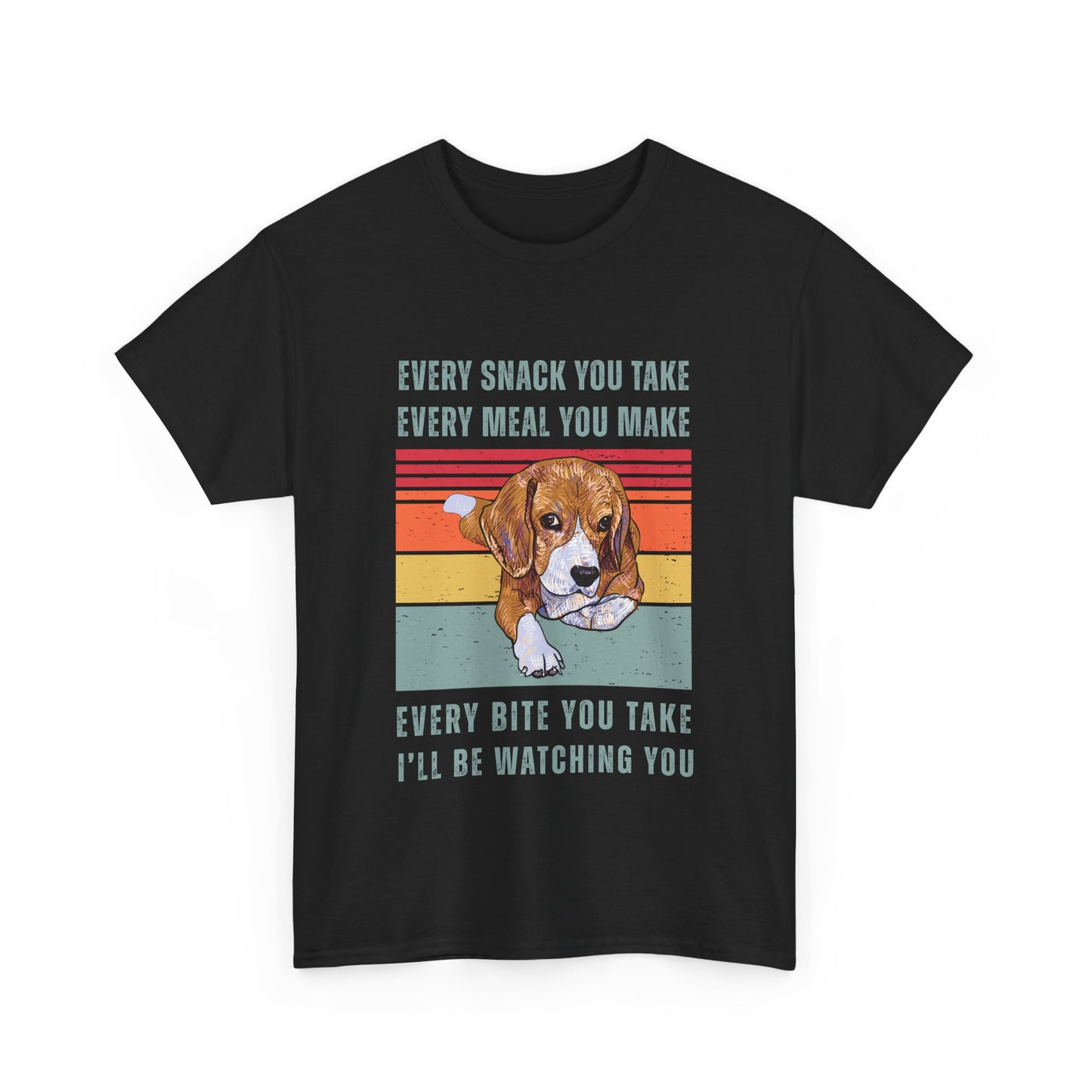 Beagle Dog Lover's Watchful Eye T-Shirt, Cute Pet Shirt, Gifts for Dog Owners, Funny Animal Tee, Animal Lover Gift