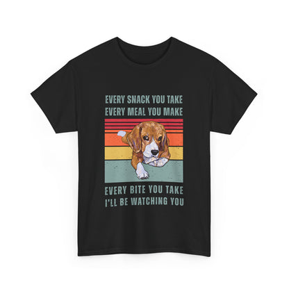 Beagle Dog Lover's Watchful Eye T-Shirt, Cute Pet Shirt, Gifts for Dog Owners, Funny Animal Tee, Animal Lover Gift
