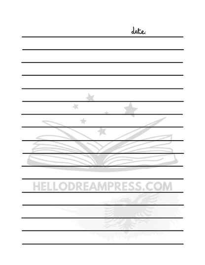 DIARY OF AN ALBANIAN - Printable Digital Download, Digital Journal PDF