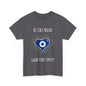 'Be Like Nazar Good Vibes Only' Eye Heart Unisex Heavy Cotton Tee | Cute Graphic Tee, Gift for Friends, Casual Wear