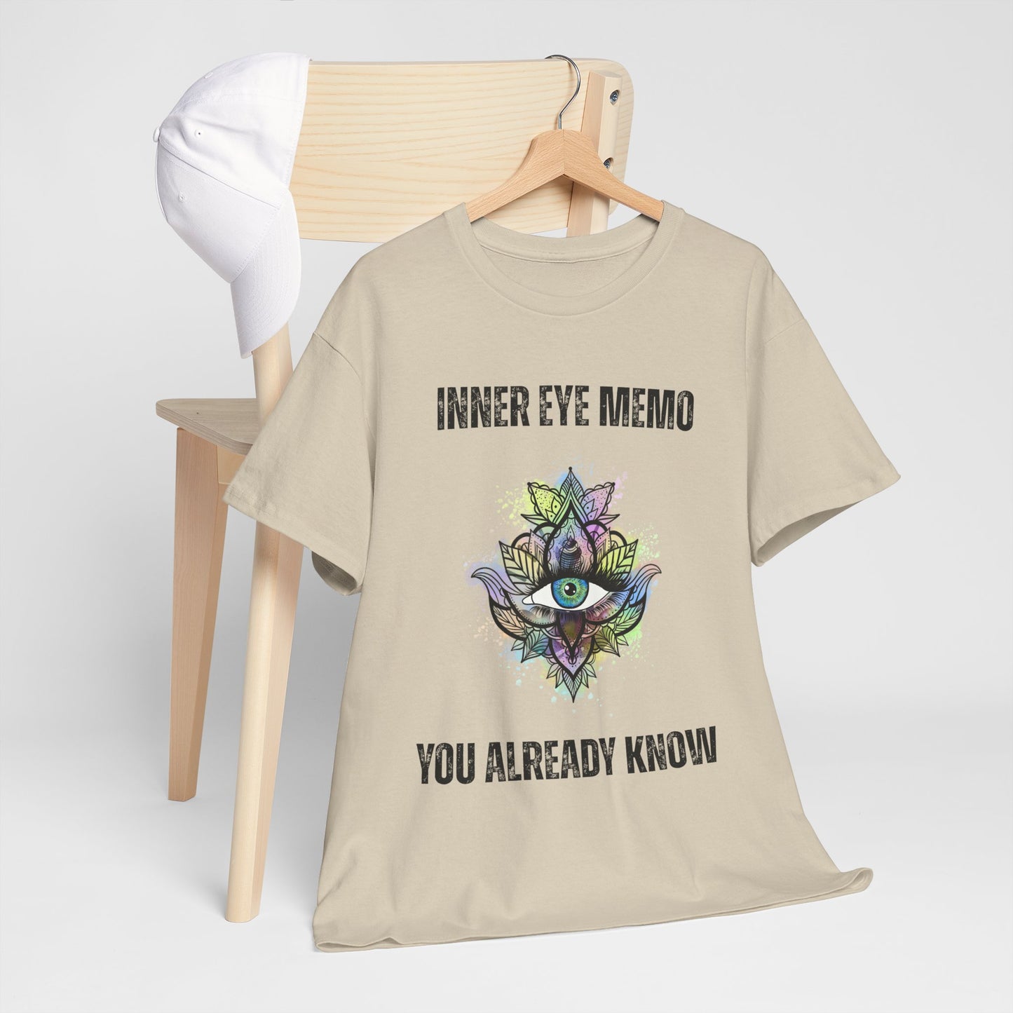 Inner Eye Memo You Already know Unisex Tee, Spiritual Shirt, Yoga Gift, Mindfulness Apparel, Meditation T-Shirt