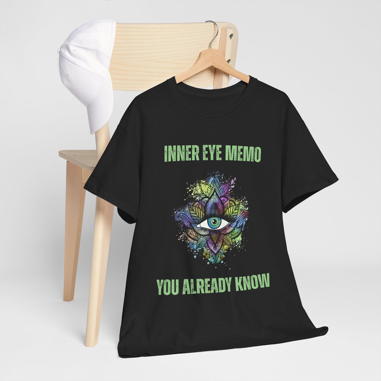 Inner Eye Memo You Already know Unisex Tee, Spiritual Shirt, Yoga Gift, Mindfulness Apparel, Meditation T-Shirt