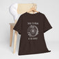 'Third Eye Memo - Be The Change!' Unisex Heavy Cotton Tee with Inspiring Design Spirit Tee for Positive Vibes, Gift for Dreamers, Meditation T-Shirt